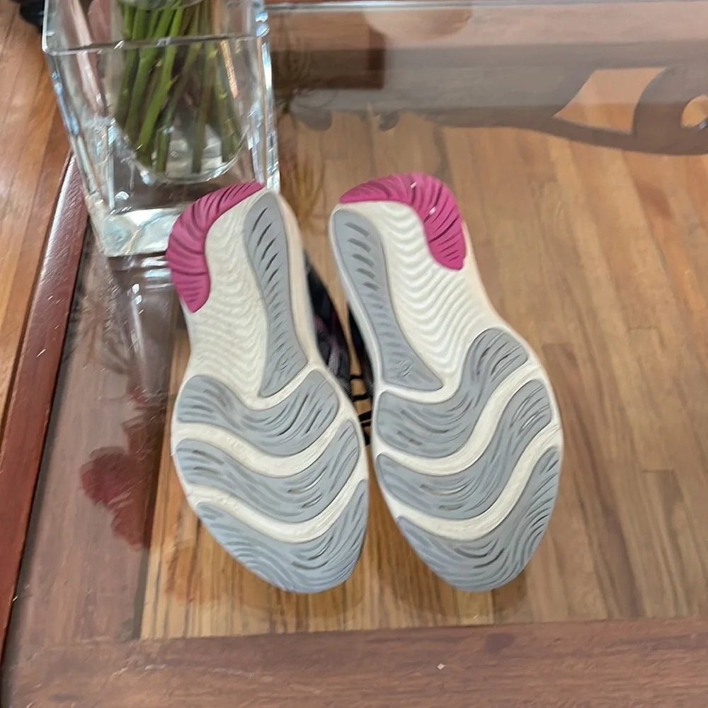 ASICS Size 7.5 GEL-Pulse 13 Gray / Pink / White Running Shoes - Picture 4 of 6